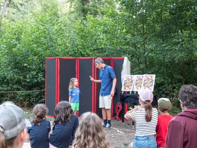 Spectacle magie au Criq'Parc