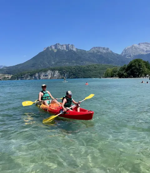 Kayak : un moment rafraîchissant